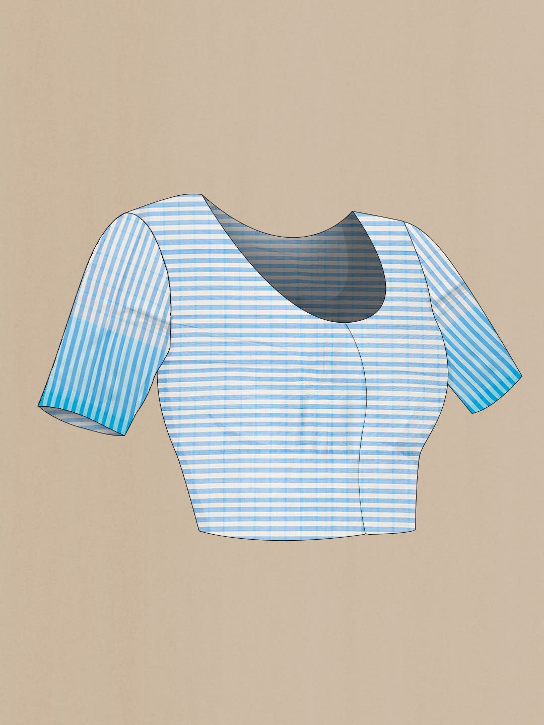 Blue Silk Cotton Saree