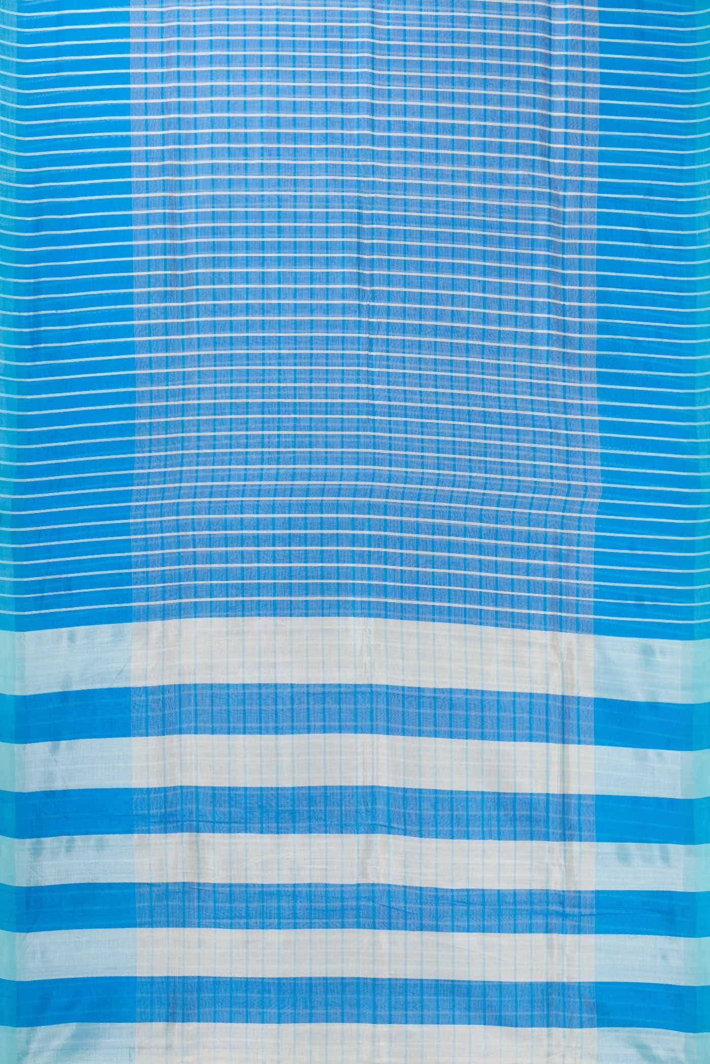 Blue Silk Cotton Saree