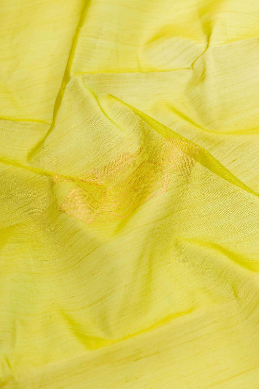 Parrot Green Dual Tone Silk Cotton Saree