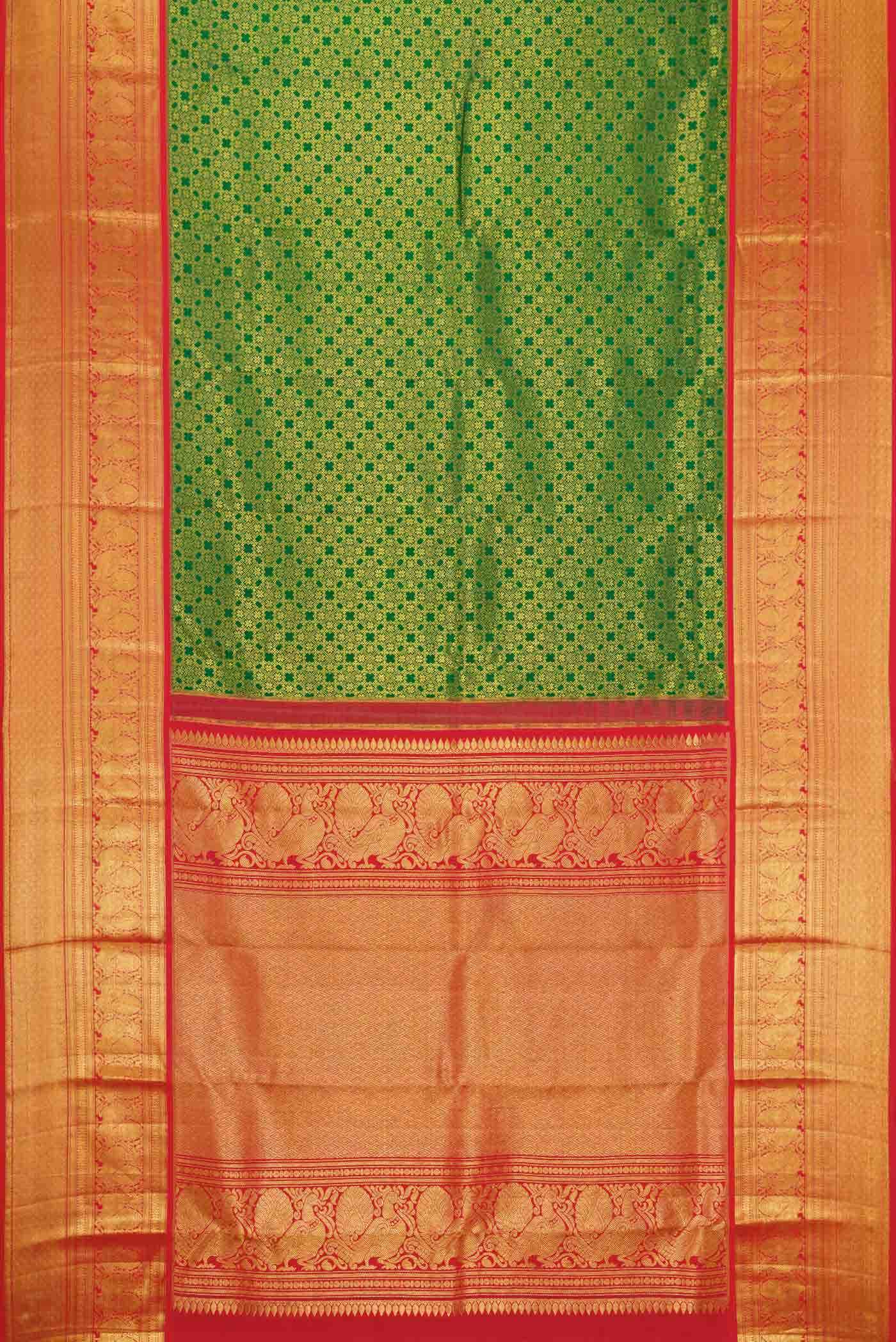 Green Kanchipuram Silk Saree