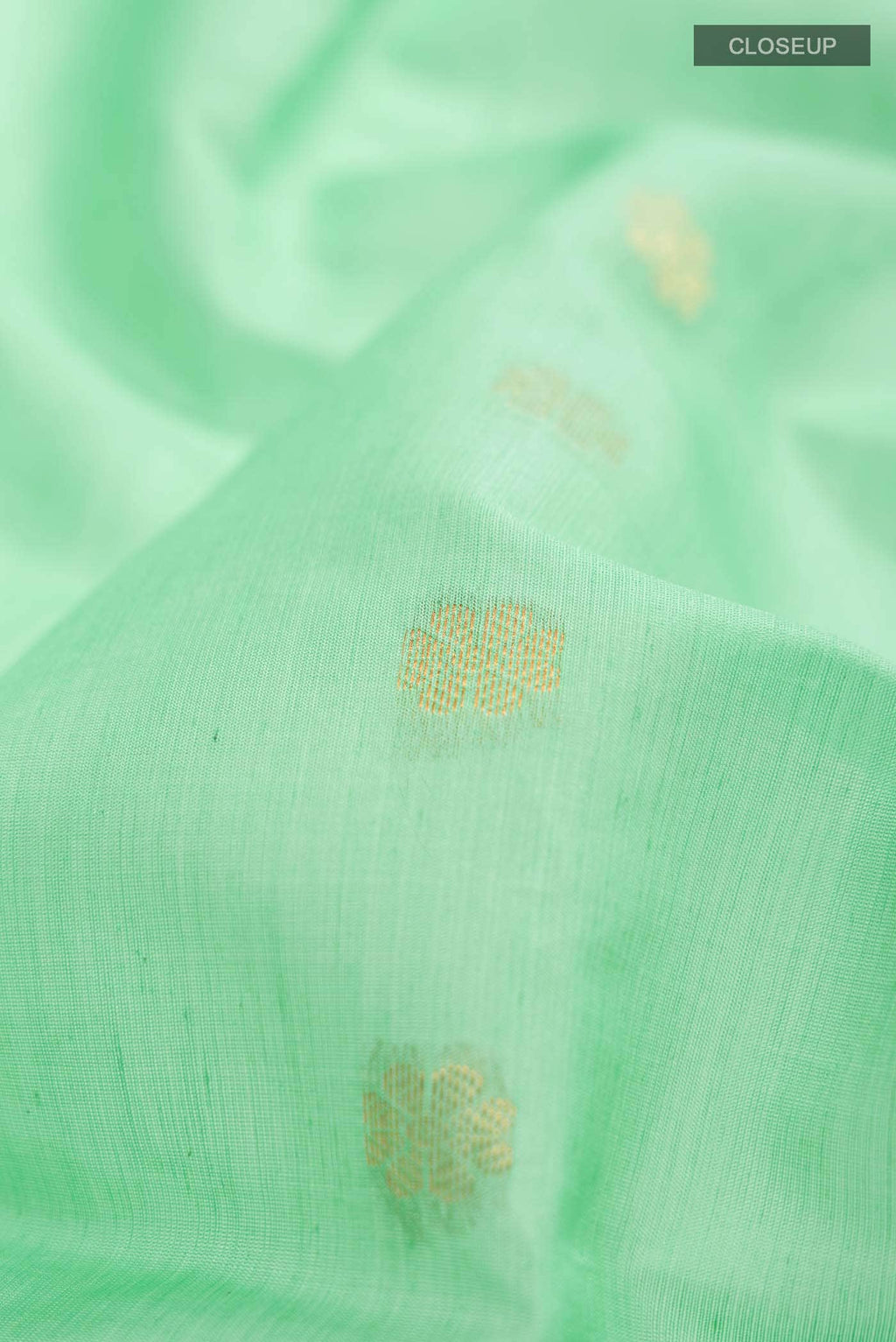Green Gadwal Silk Cotton Saree