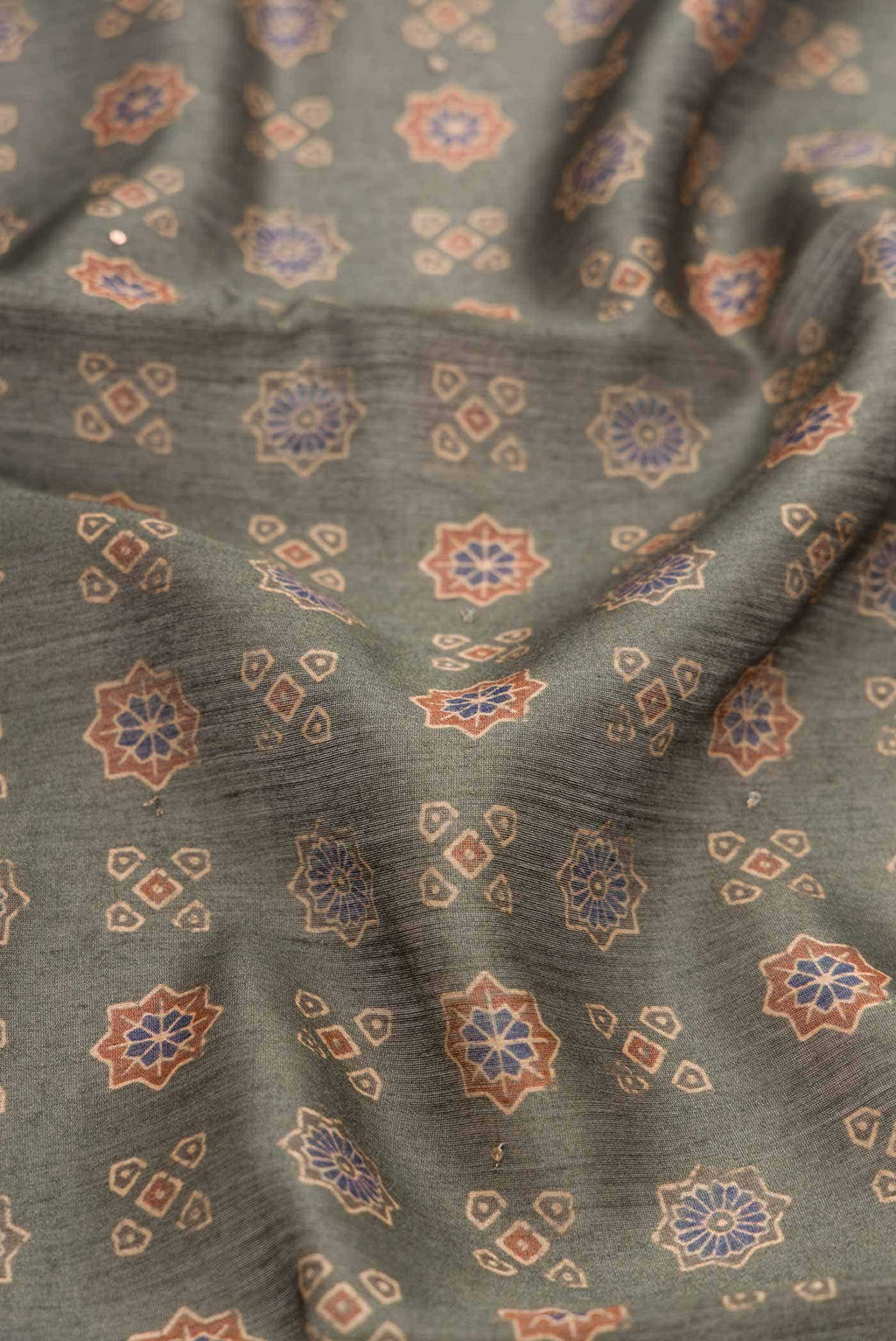Green Chanderi Silk Saree