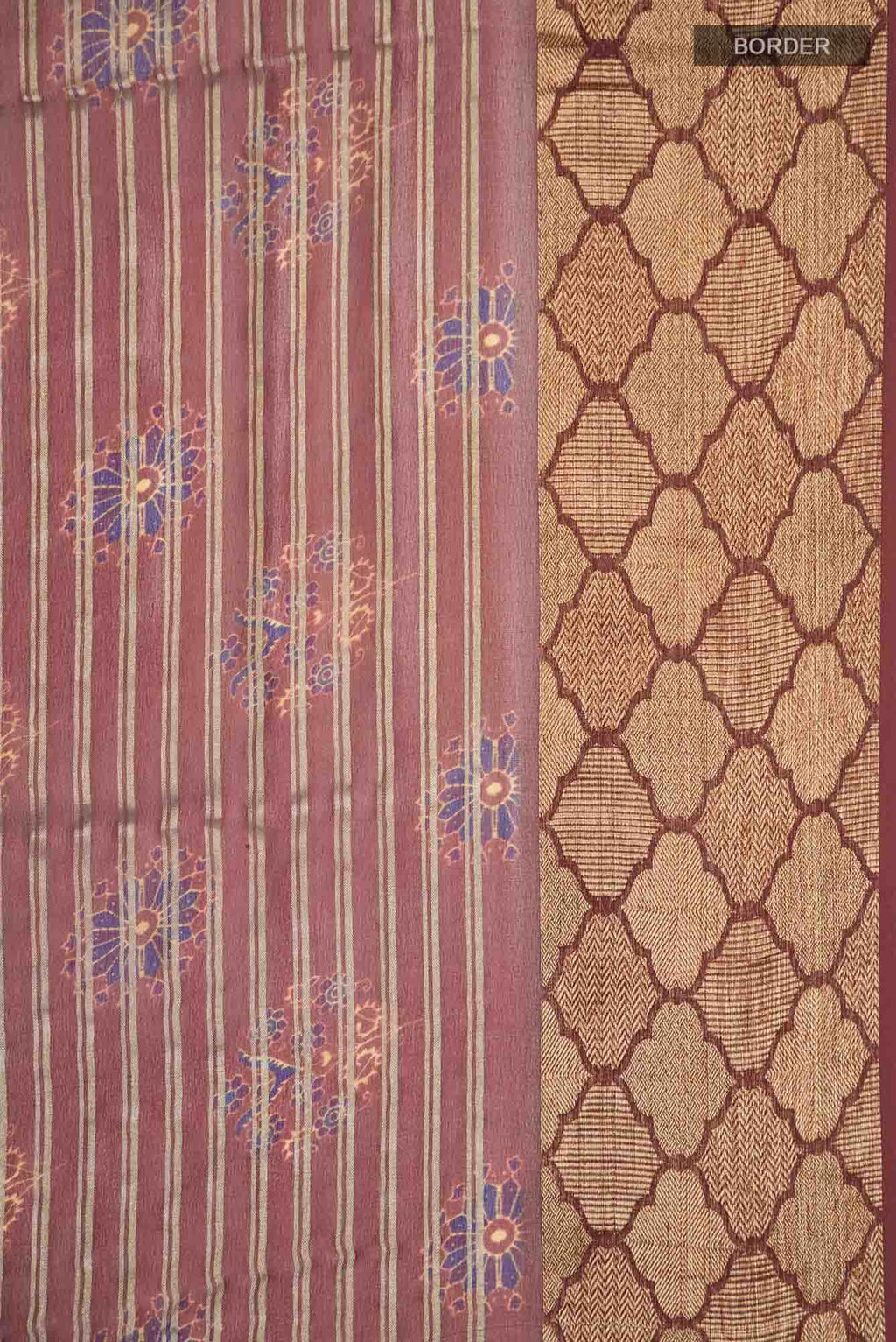 Rust Georgette Saree
