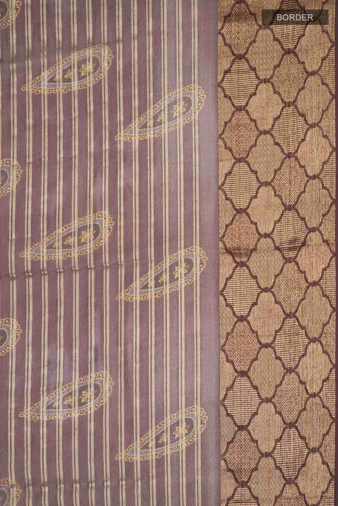 Coffee Brown Georgette Saree