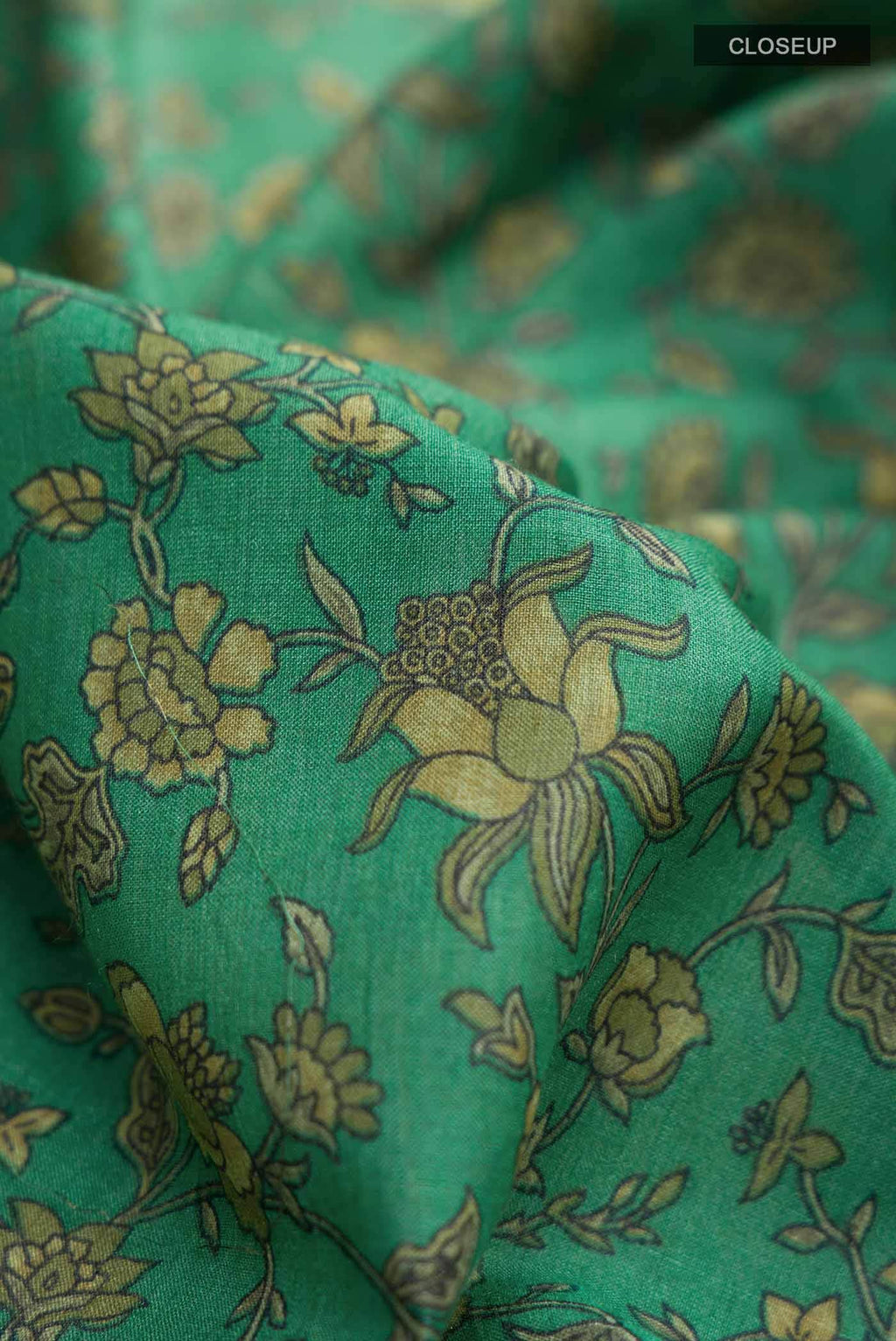 Green Tussar Silk Saree