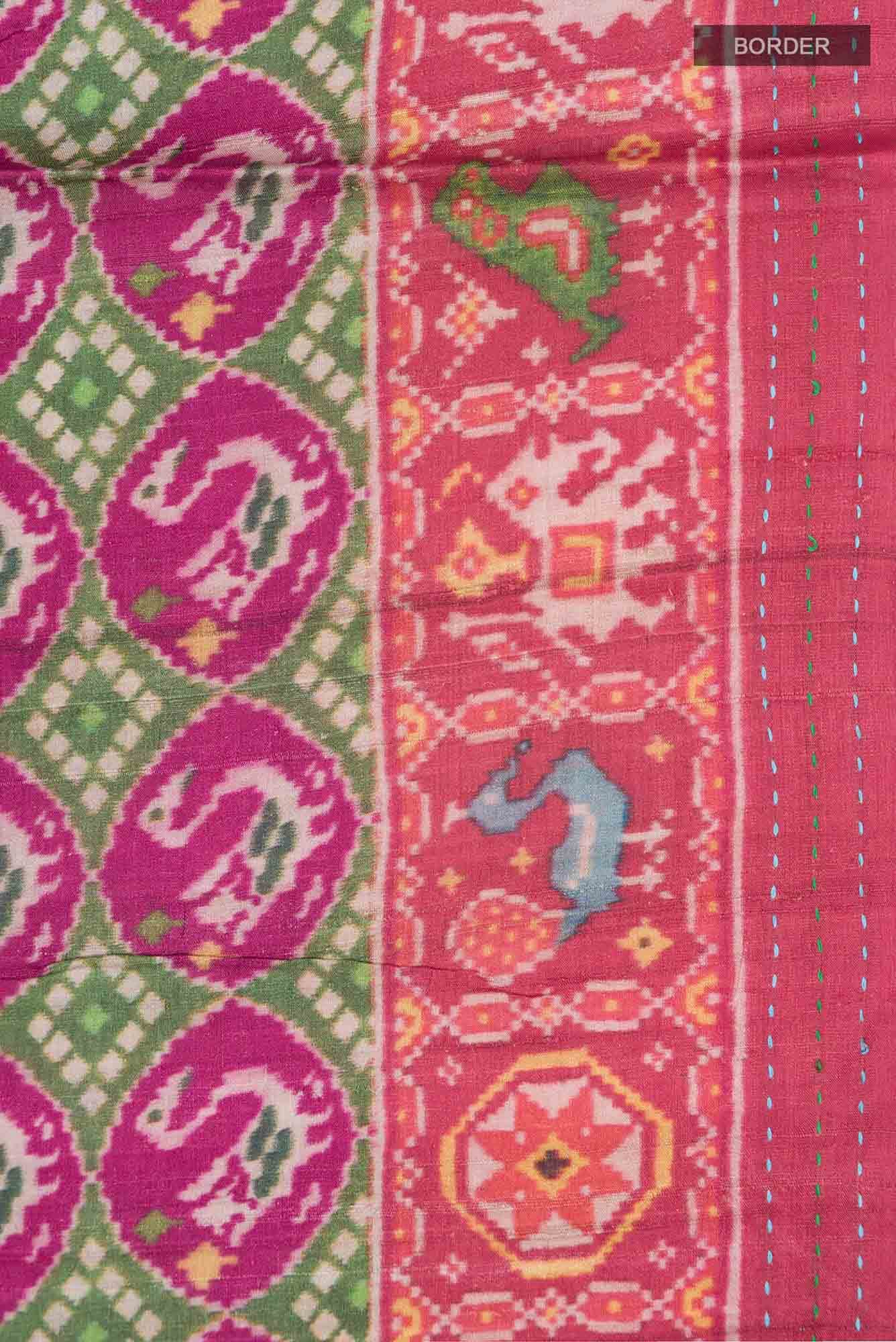 Multi Tussar Silk Saree