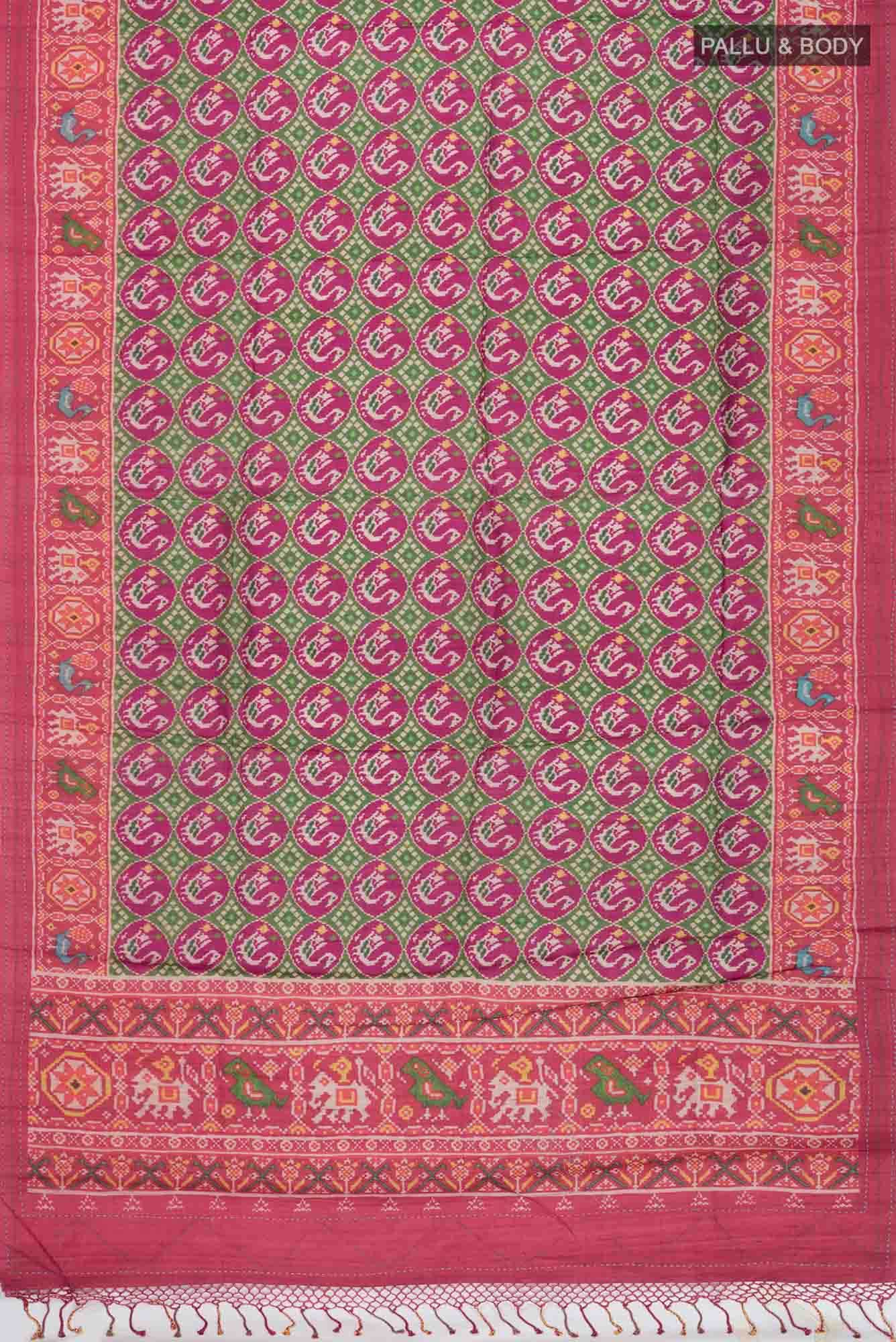Multi Tussar Silk Saree