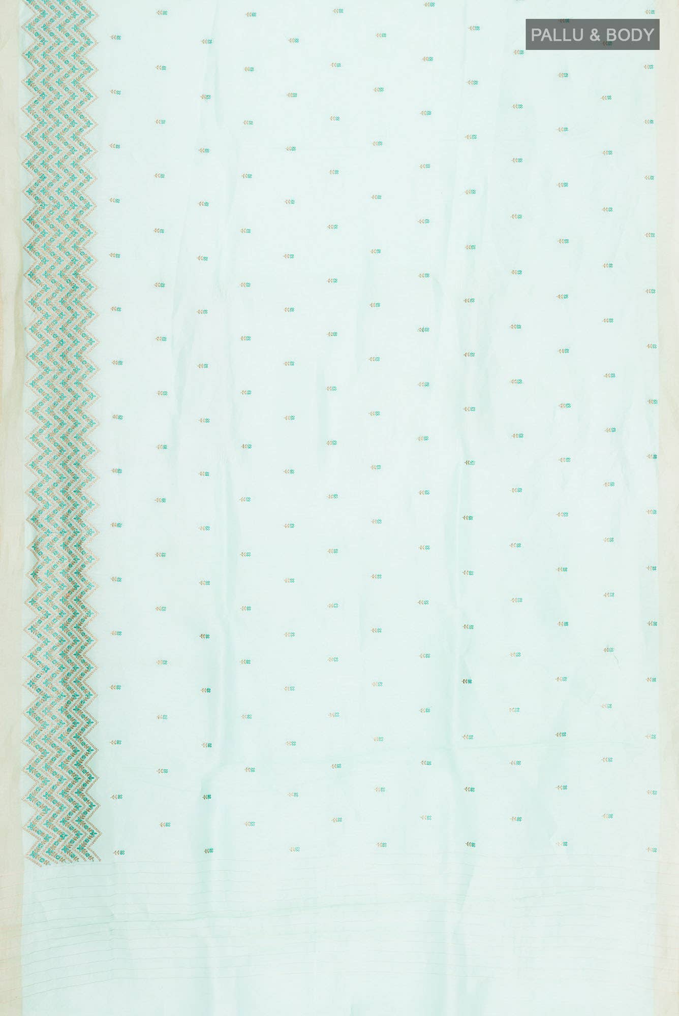 Sea Green Linen Saree