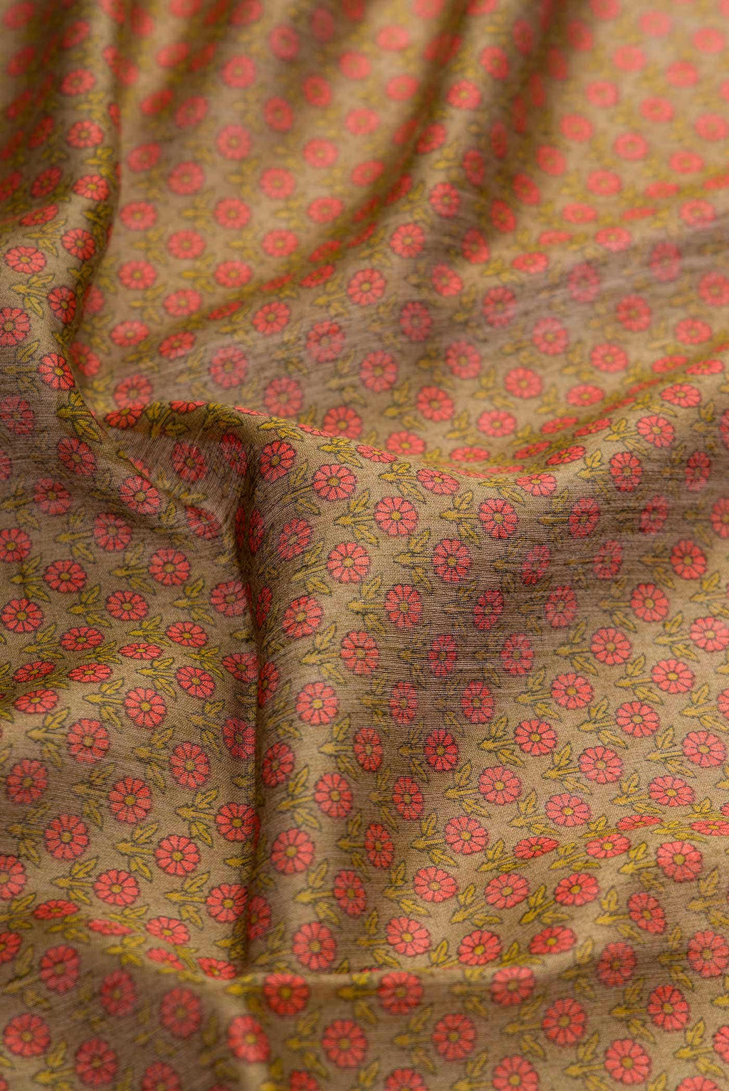 Mehandi Green Tussar Silk Saree