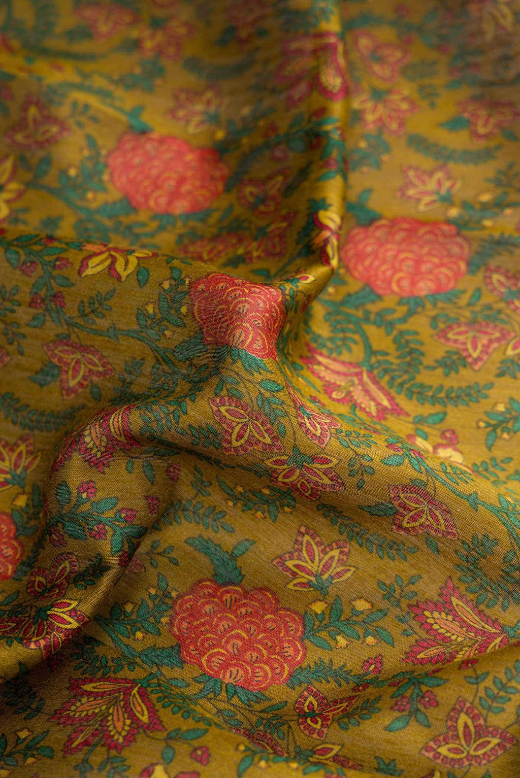 Mehandi Green Dual Tone Jute Silk Saree