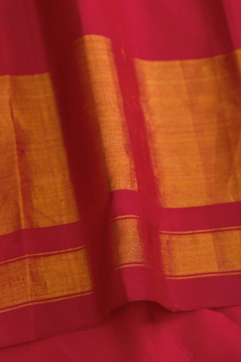 Mustard Dual Tone Rajkot Patola Silk Saree