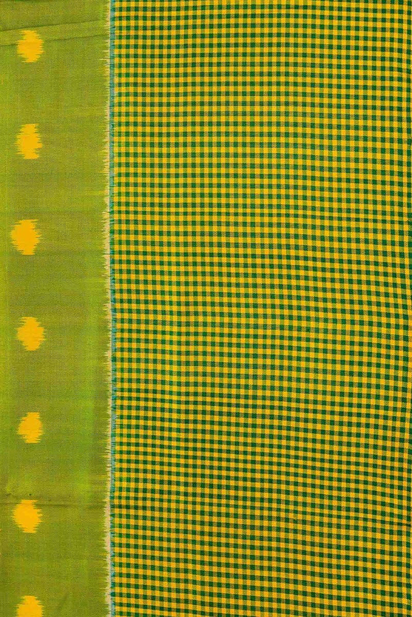 Green Dual Tone Rajkot Patola Silk Saree