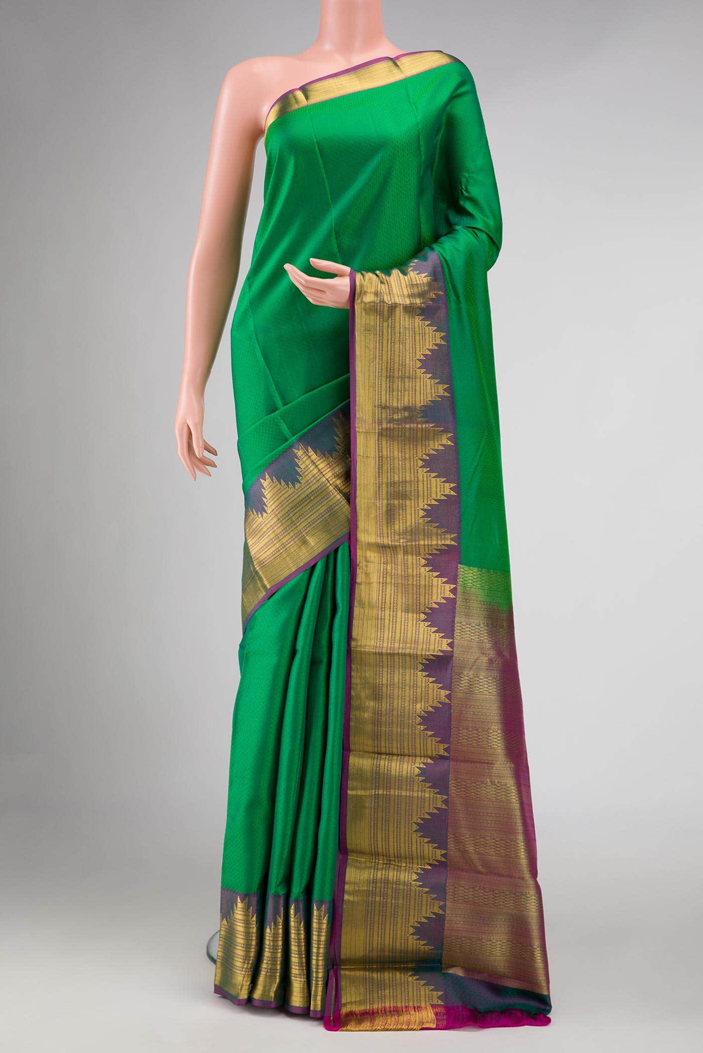 Green Kanchipuram Silk Saree
