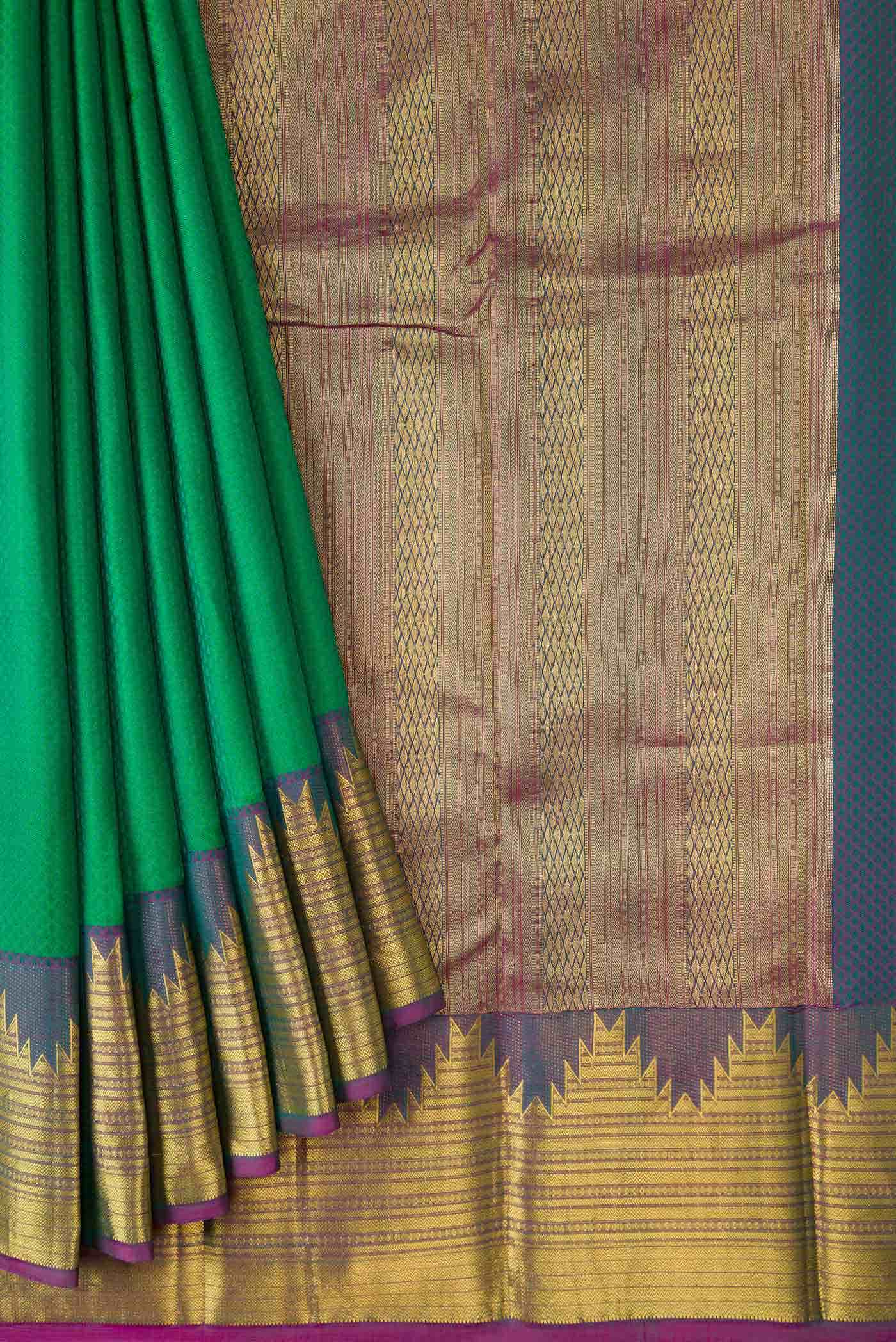 Green Kanchipuram Silk Saree