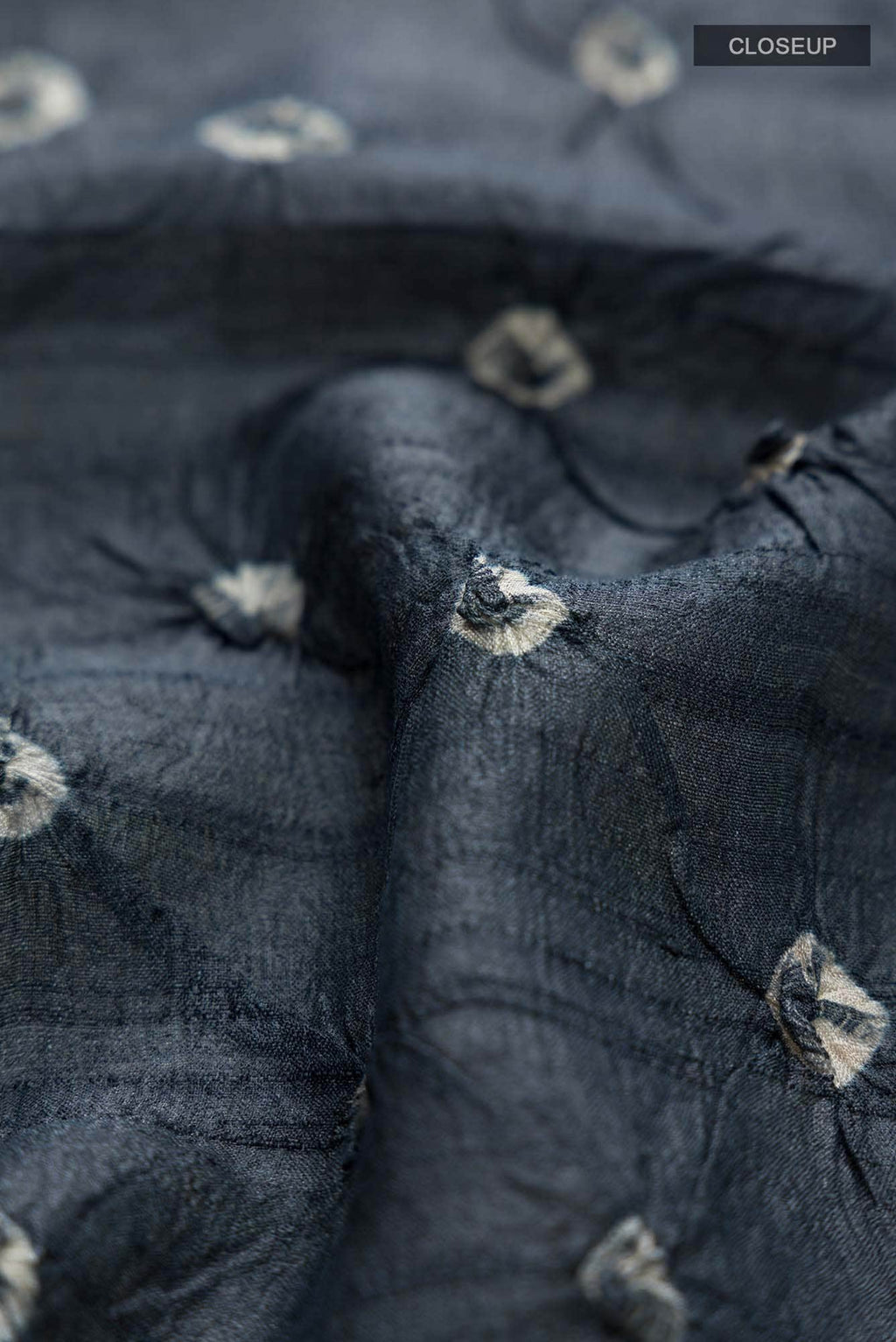 Grey Tussar Silk Saree
