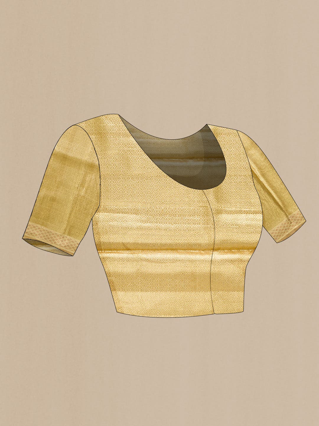 Dark Beige Dual Tone Tussar Silk Saree