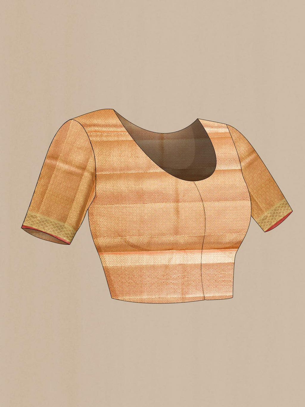 Rose pink Dual Tone Tussar Silk Saree