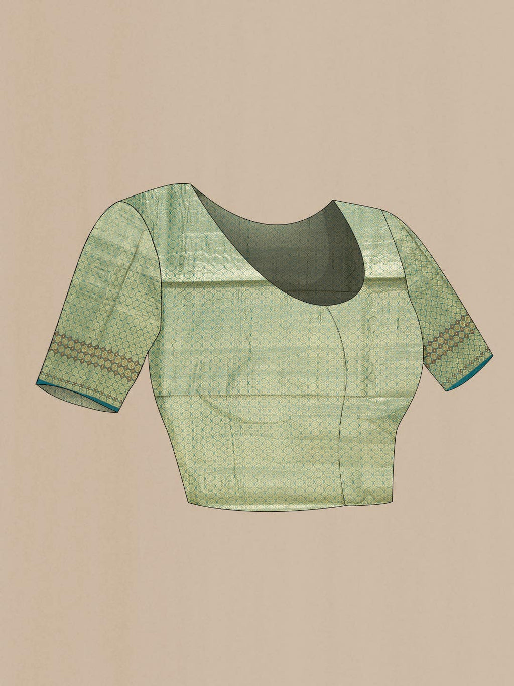 Davys Grey Tussar Silk Saree