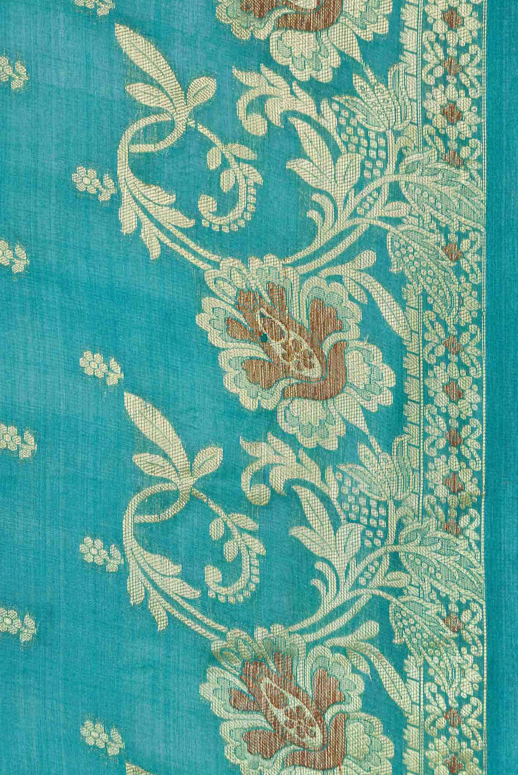 Davys Grey Tussar Silk Saree