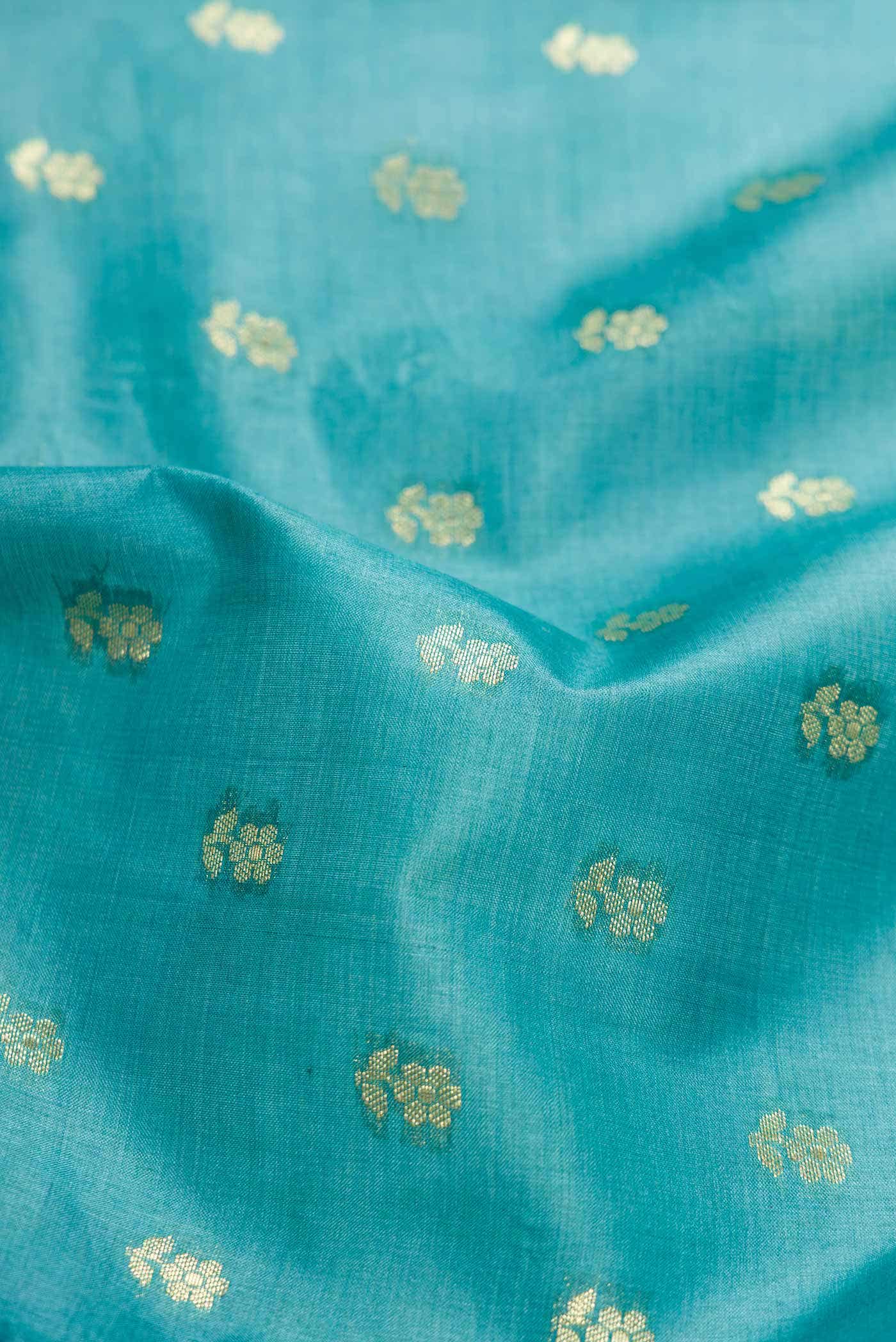 Davys Grey Tussar Silk Saree