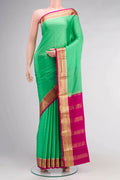 Green Mysore Crepe Saree