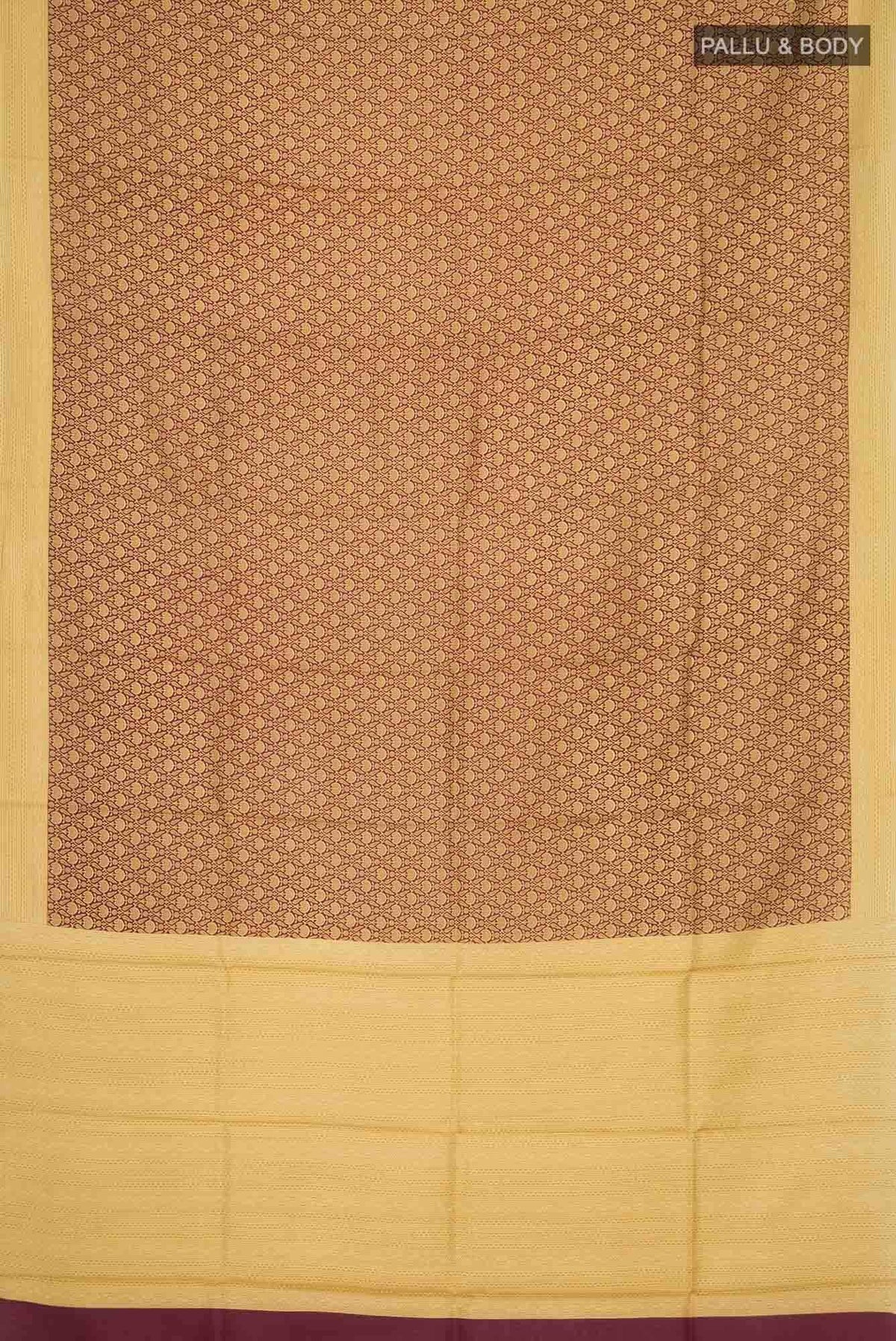 Purple Printed Silk Saree