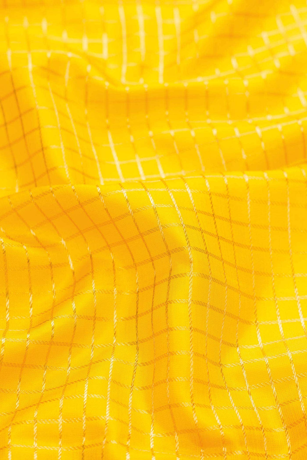 Yellow Kanchipuram Silk Saree