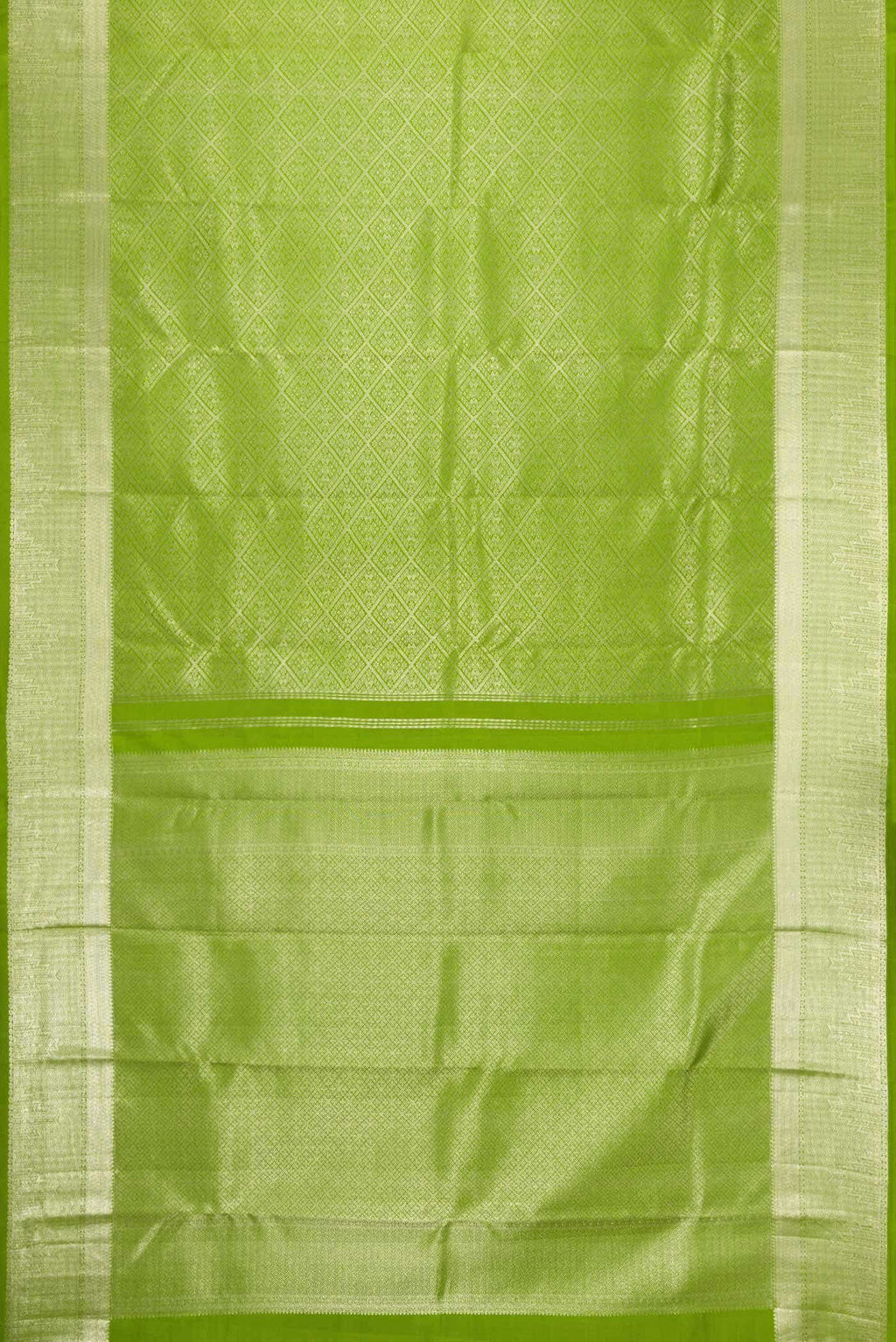 Green Dual Tone Kanchipuram Silk Saree