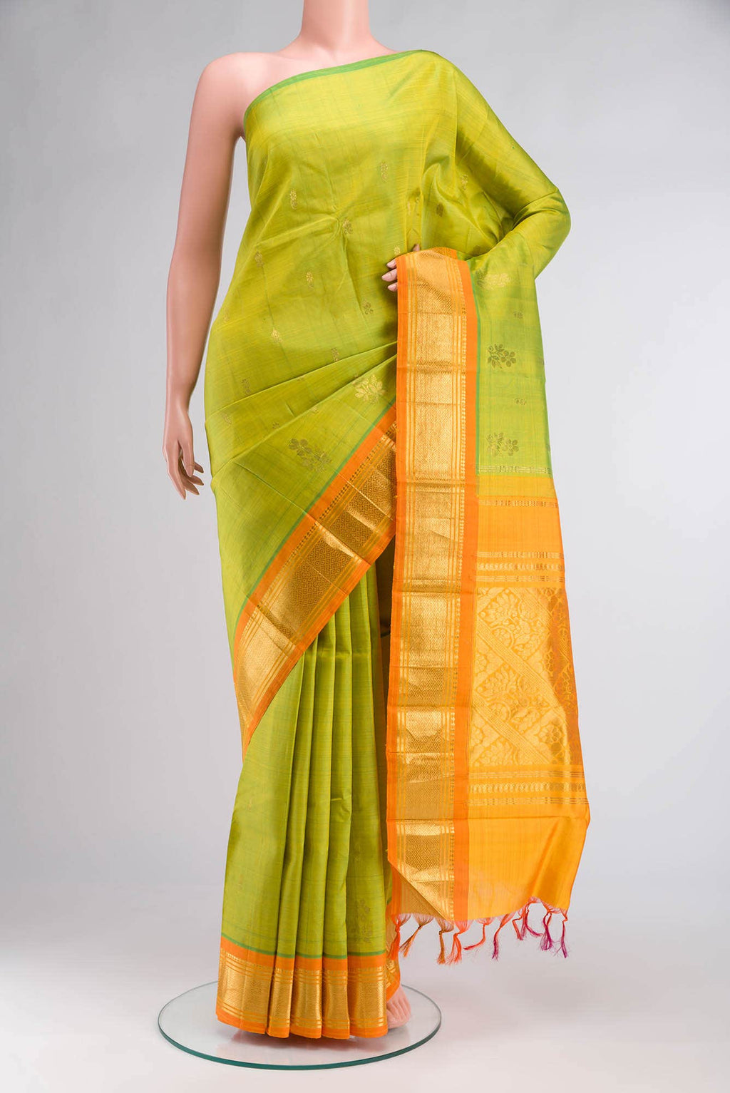 Green Kanchipuram Silk Saree