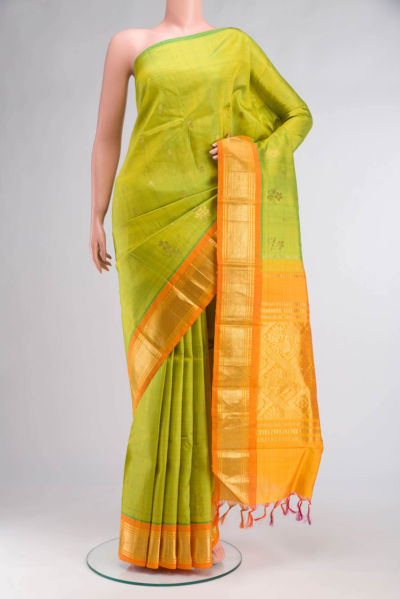 Green Kanchipuram Silk Saree