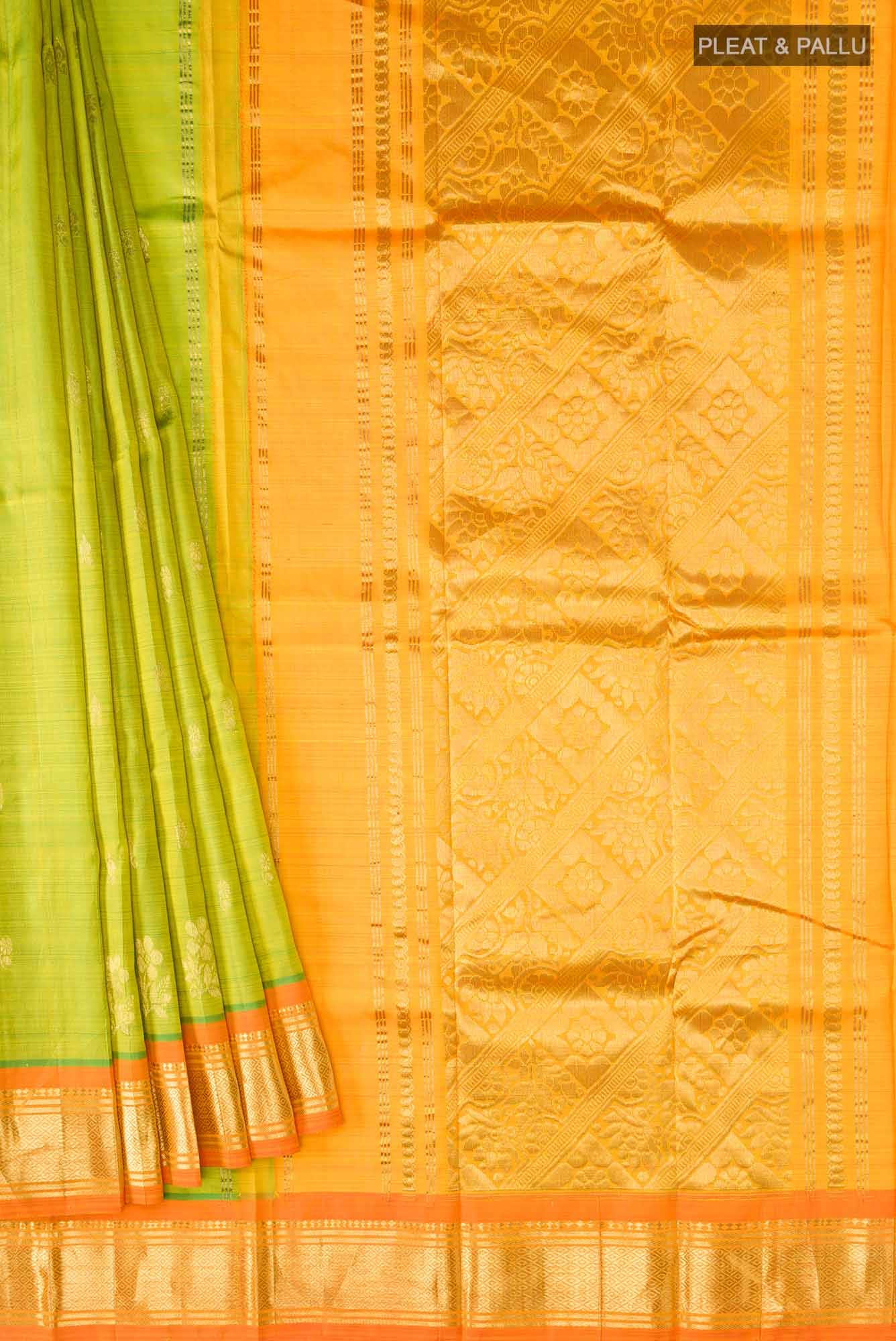 Green Kanchipuram Silk Saree