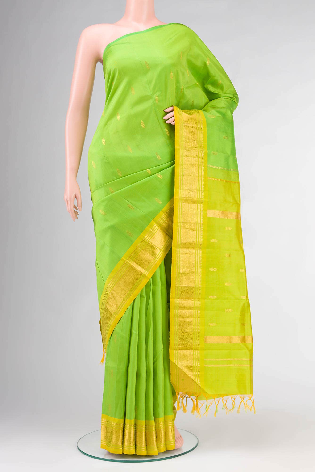 Green Kanchipuram Silk Saree