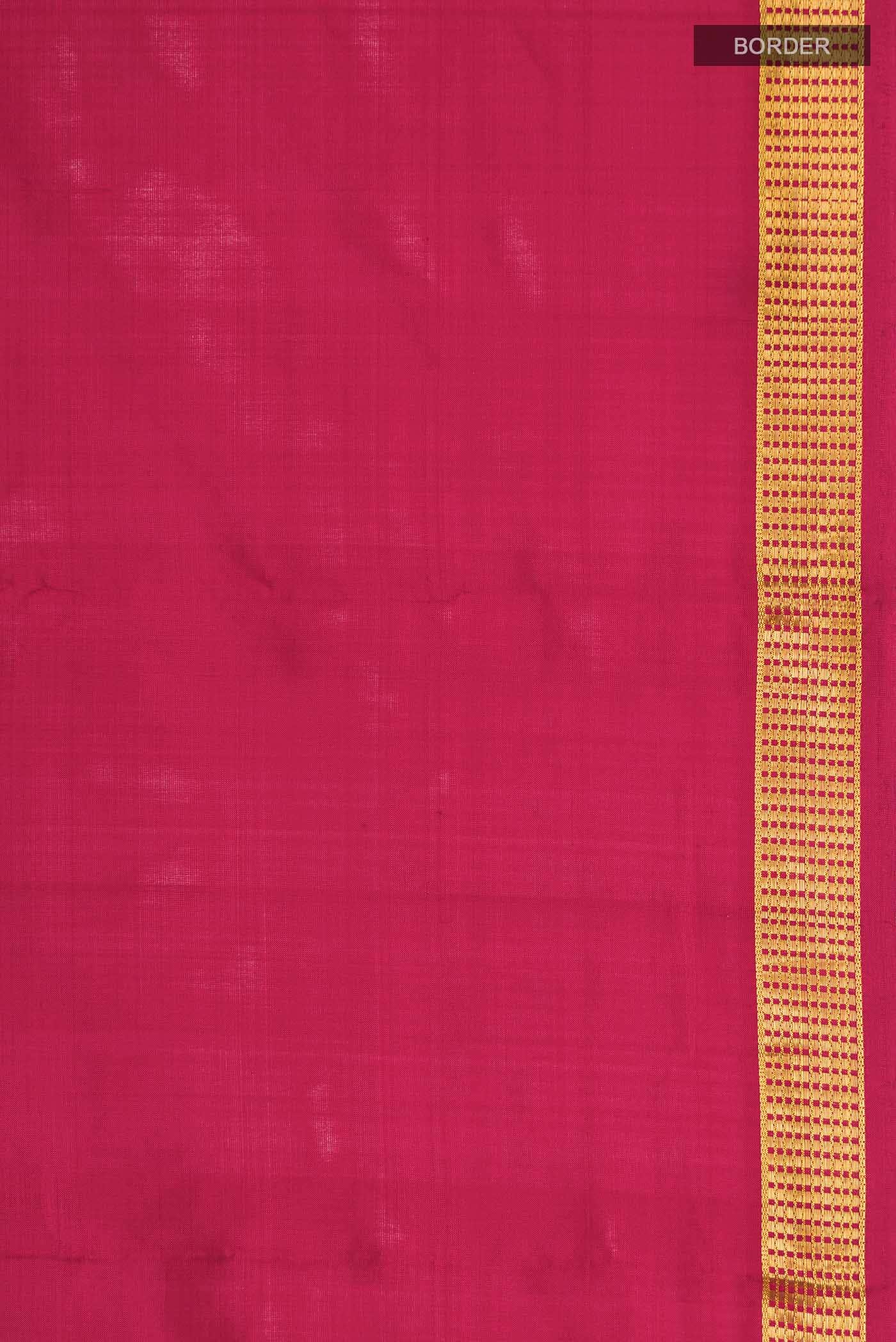 Maroon Kanchipuram Silk Saree