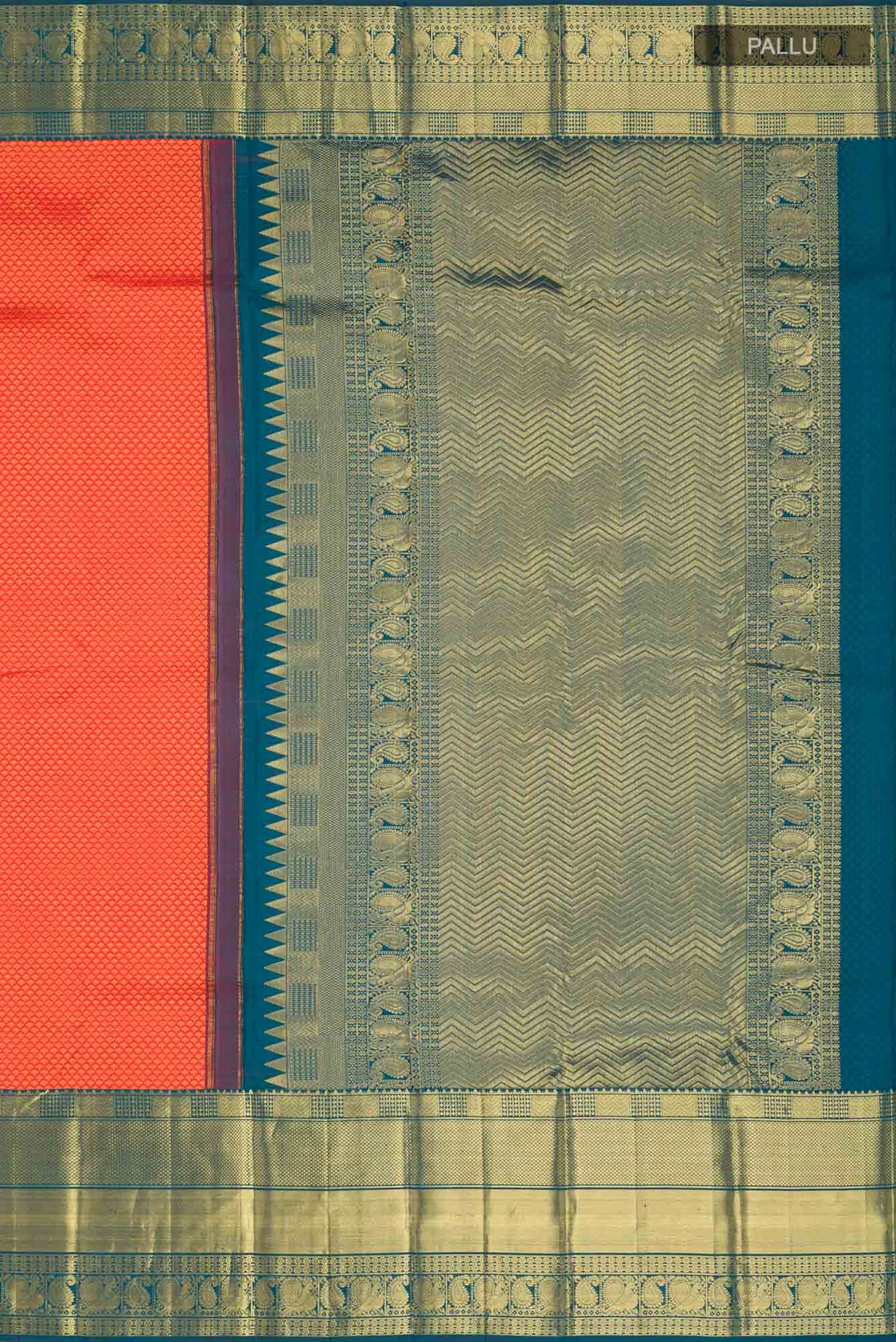 Red Kanchipuram Silk Saree