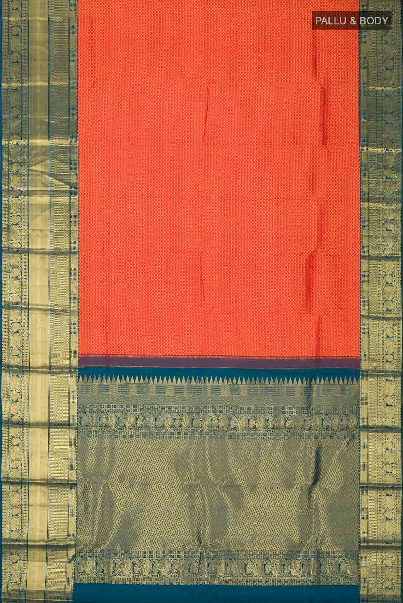 Red Kanchipuram Silk Saree