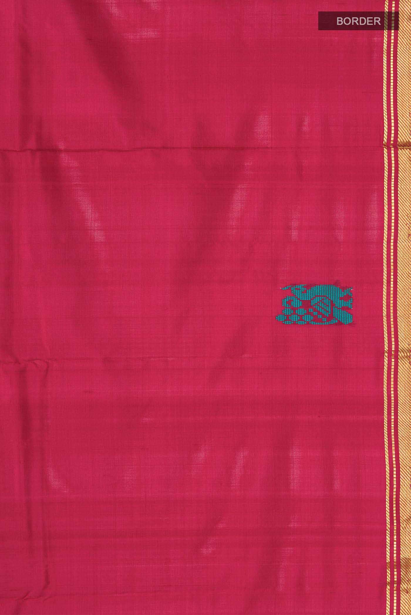 Maroon Kanchipuram Silk Saree