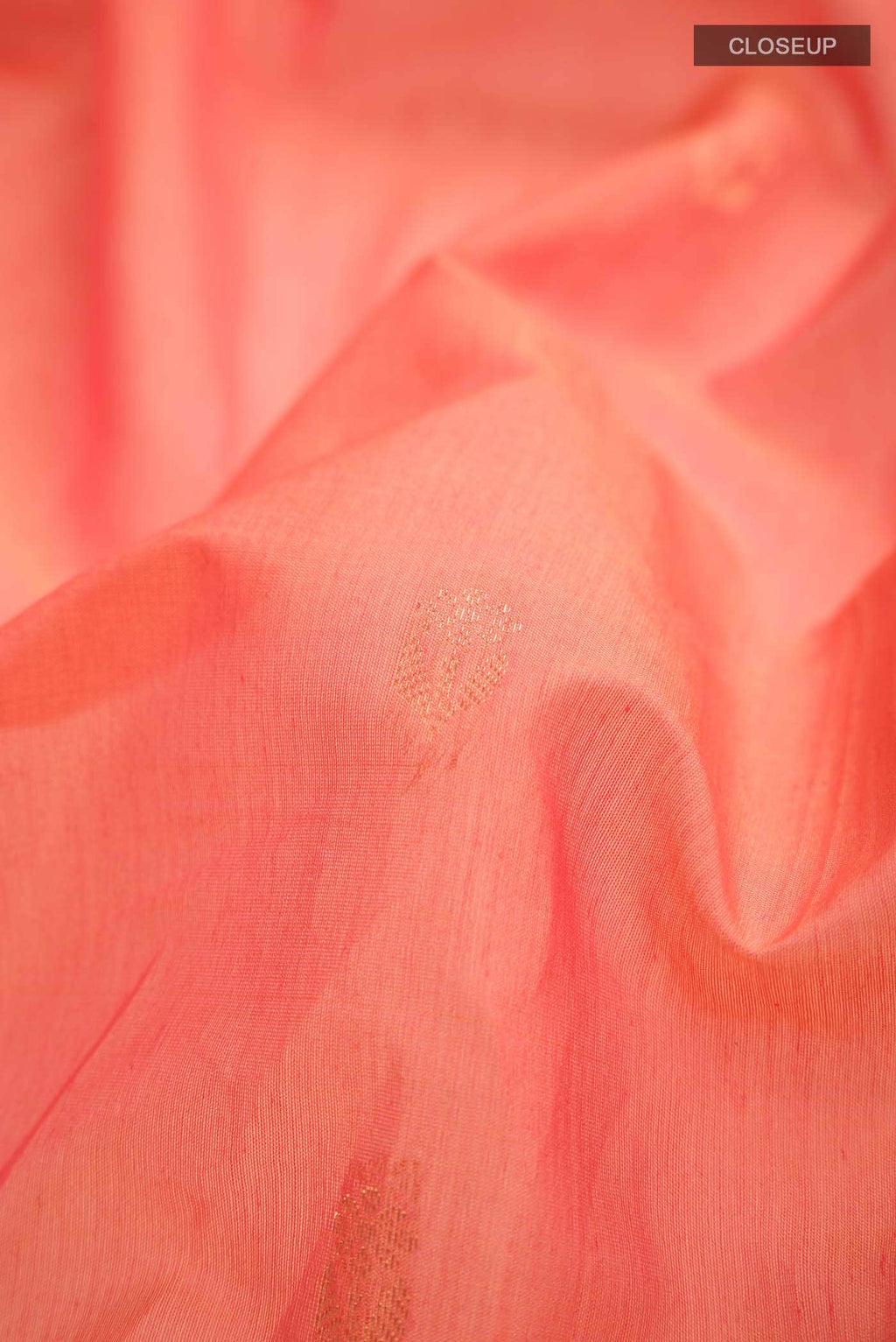 Orange Gadwal cotton Saree