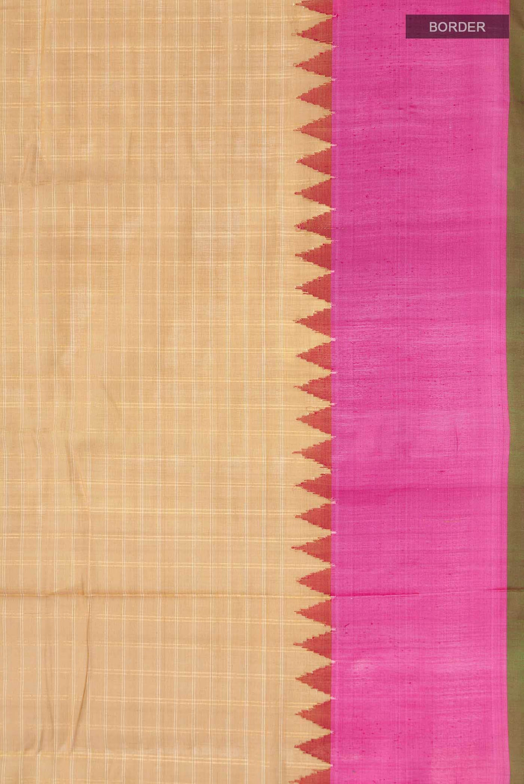 Brown Gadwal cotton Saree