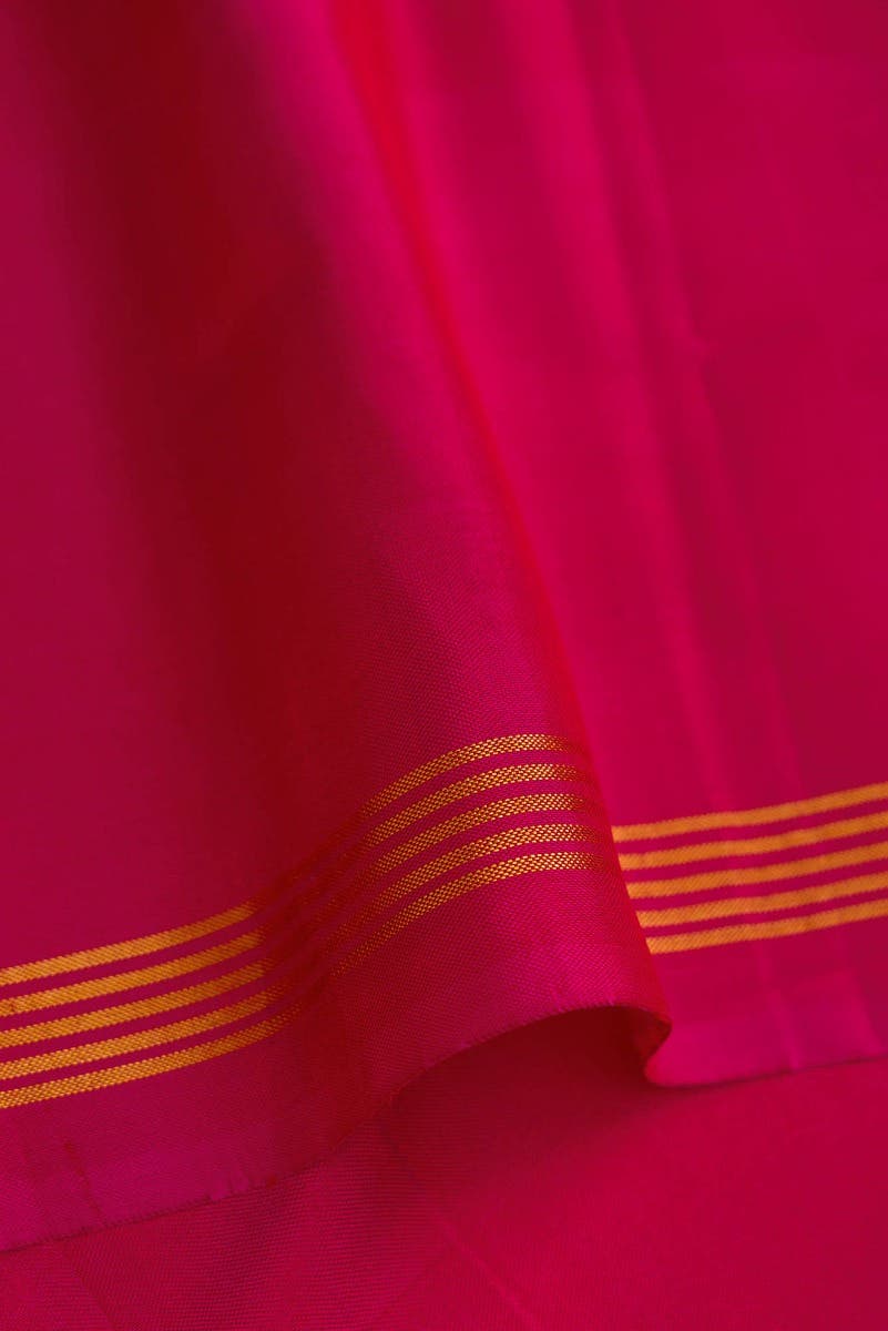 Off White Dual Tone Rajkot Patola Silk Saree