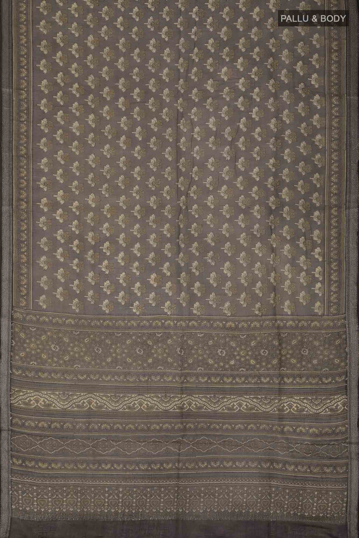 Green Maheshwari Silk Cotton Saree