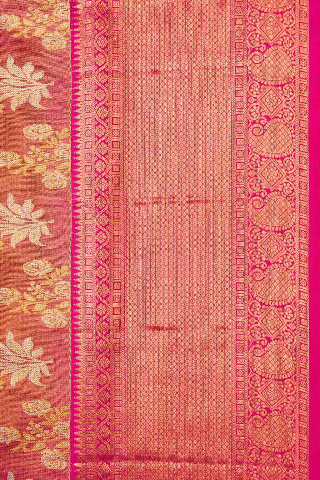 Pink Kanchipuram Tissue Silk Saree