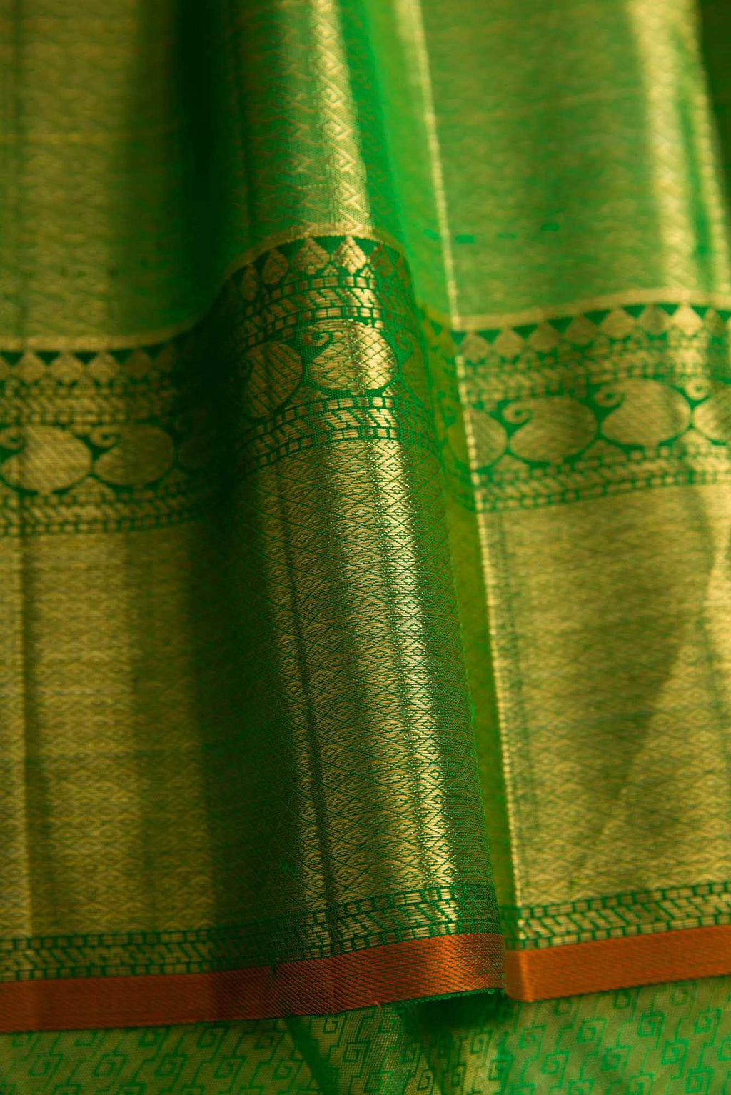 Pink Kanchipuram Tissue Silk Saree