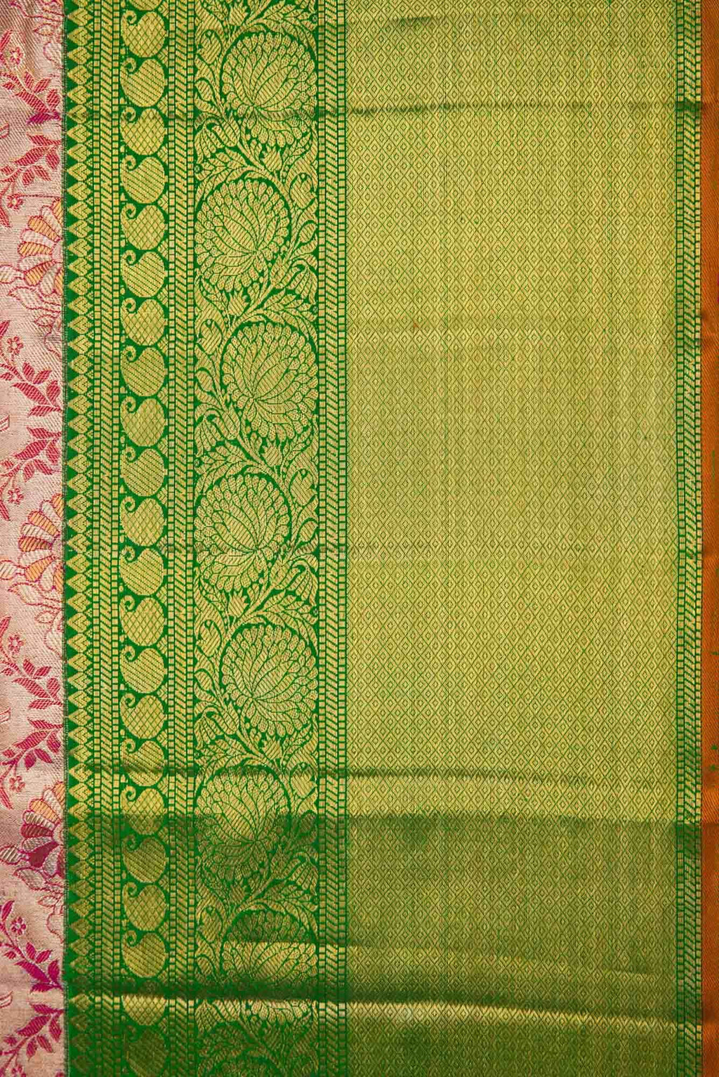 Pink Kanchipuram Tissue Silk Saree