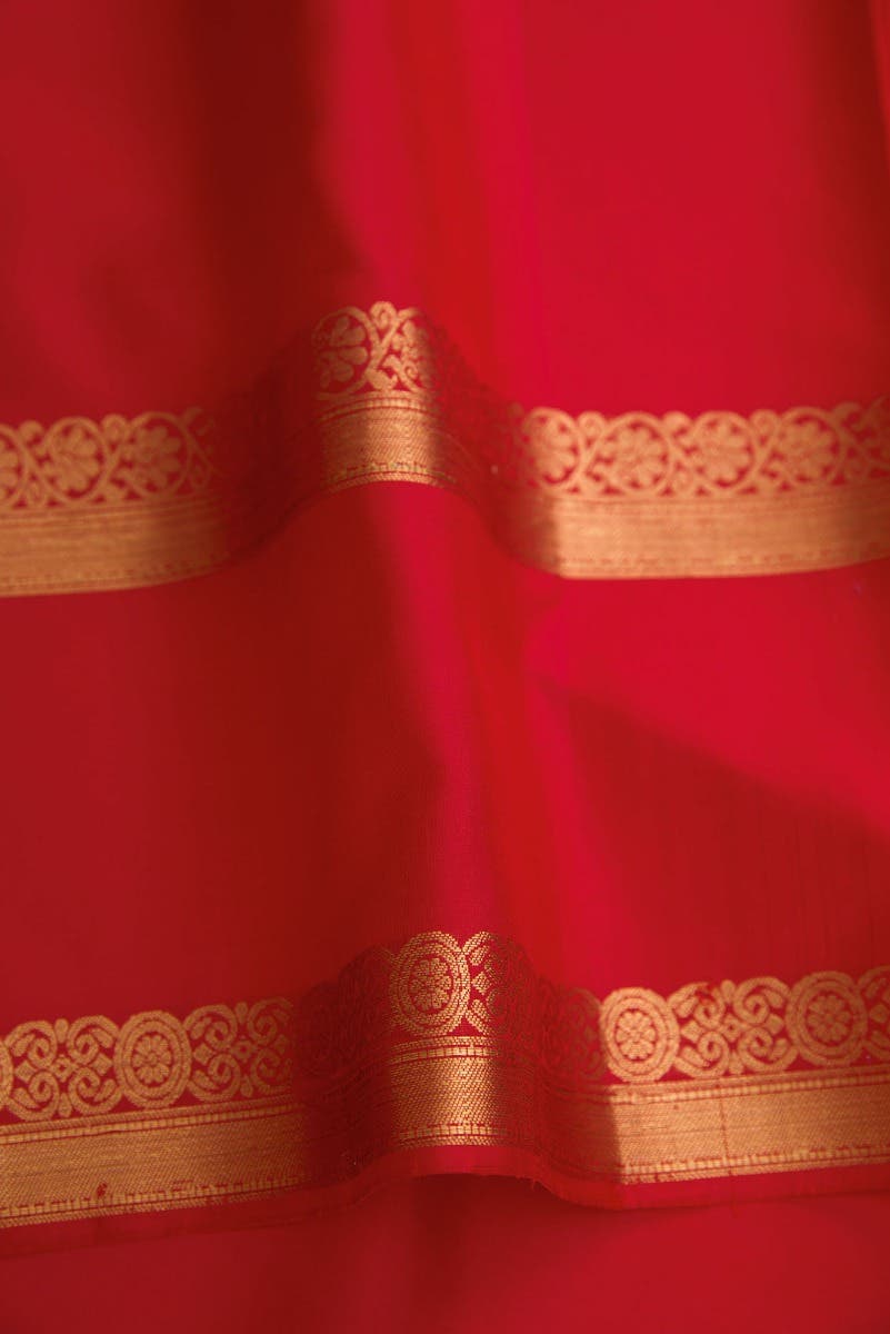 Rust Soft Silk Saree