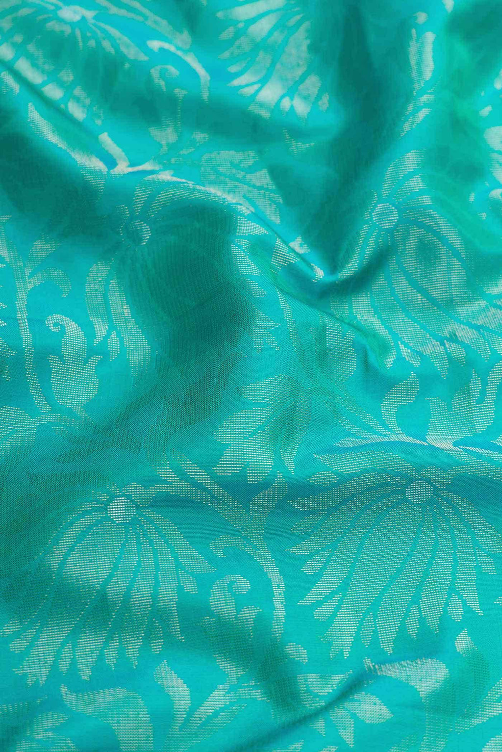Green Dual Tone Soft Silk Saree
