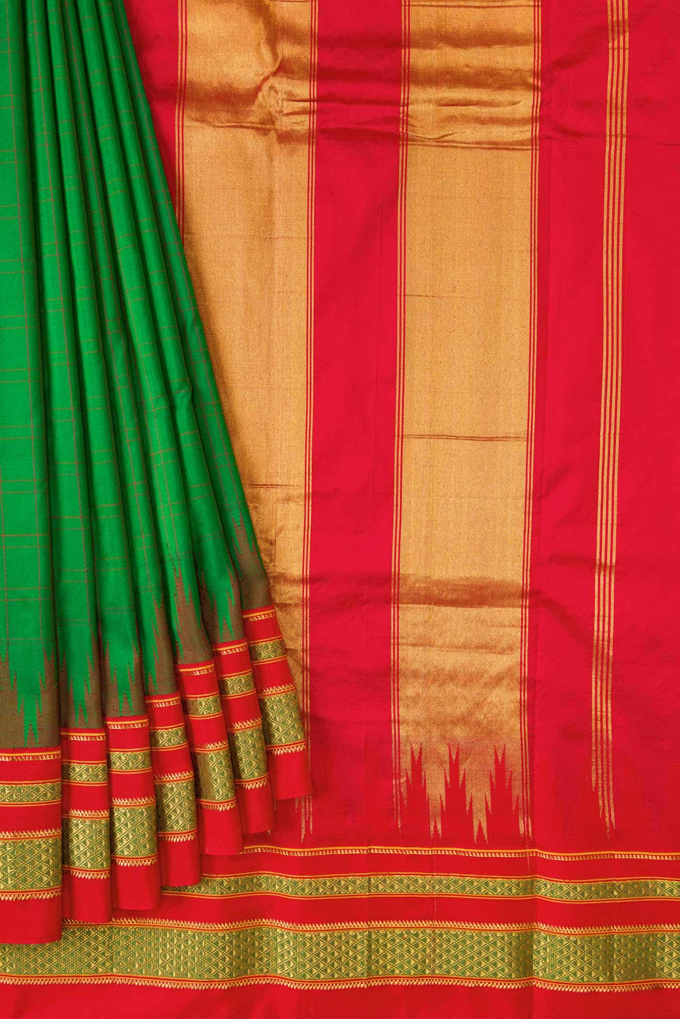 Green Kanchipuram Silk Saree