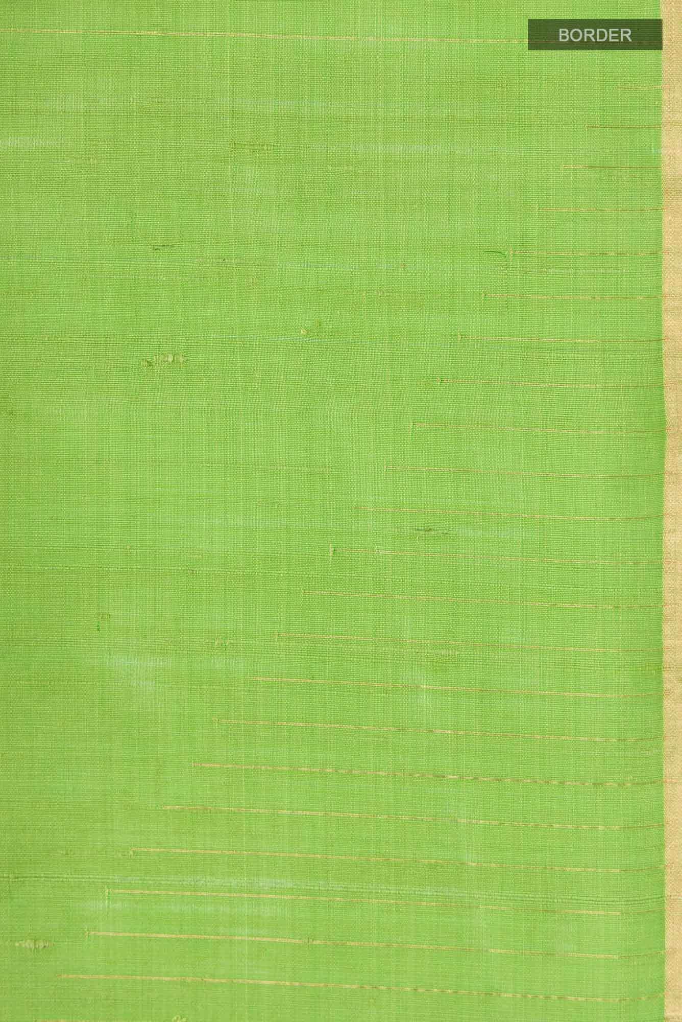 Green Raw Silk Saree