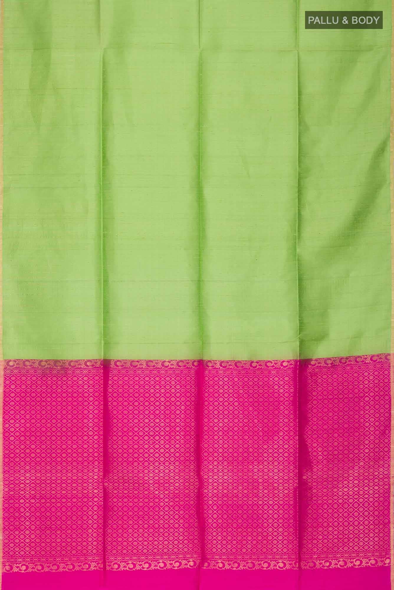 Green Raw Silk Saree