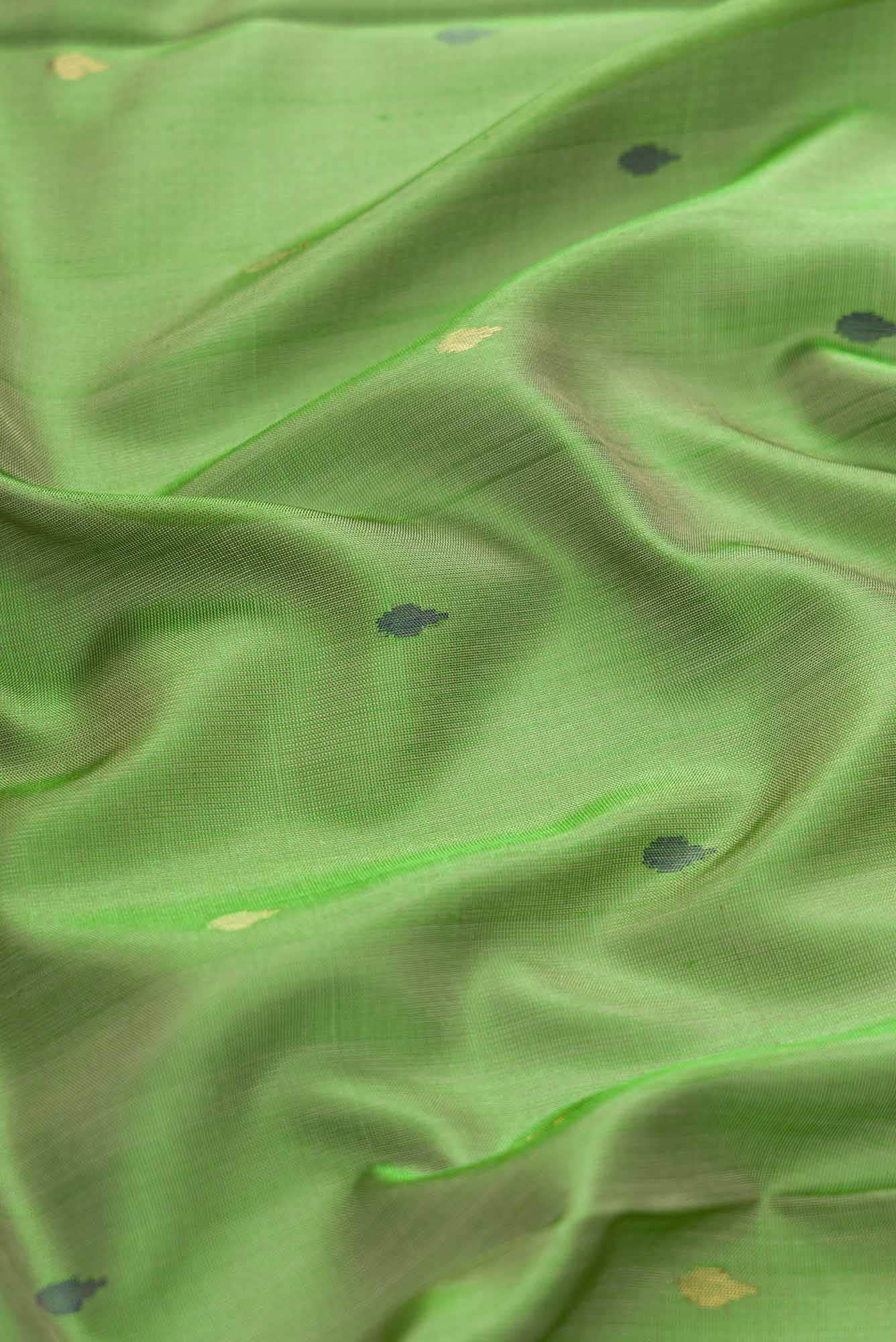 Mint Green Dual Tone Uppada Silk Saree
