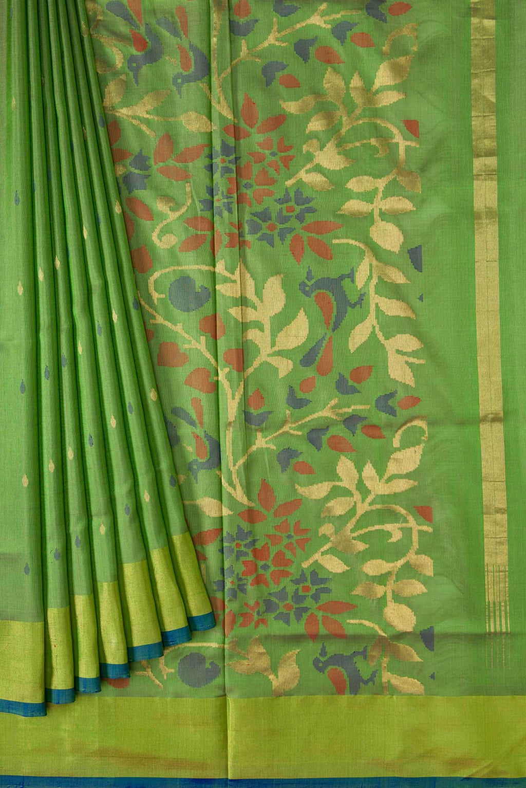 Mint Green Dual Tone Uppada Silk Saree